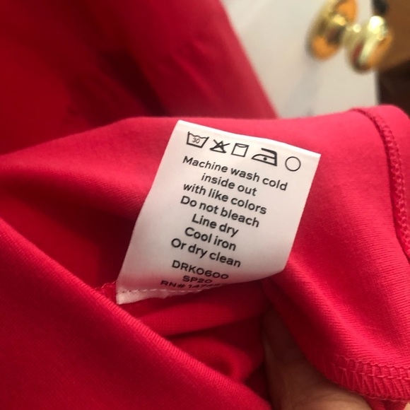 Draper James NWT PINK Flounce Smocked Shift Dress XS - Picture 10 of 10